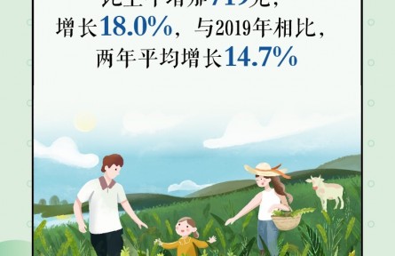 2021年云南省脫貧縣農(nóng)村居民人均可支配收入增長11%