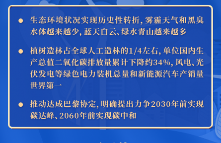 這十年，看中國經(jīng)濟和生態(tài)文明領(lǐng)域非凡成就