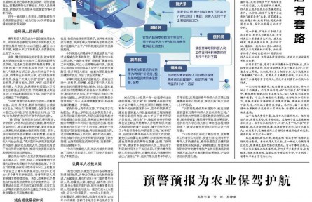 預警預報為農(nóng)業(yè)保駕護航