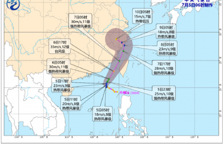 今年第4號(hào)臺(tái)風(fēng)“丹娜絲”生成 兩省啟動(dòng)防臺(tái)風(fēng)應(yīng)急響應(yīng)