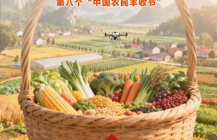 強國海報：中國農(nóng)民豐收節(jié)