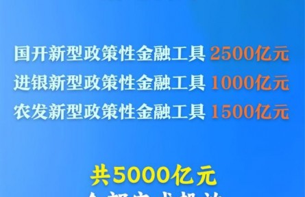預(yù)計(jì)拉動(dòng)項(xiàng)目總投資超7萬億元！5000億元新型政策性金融工具完成投放