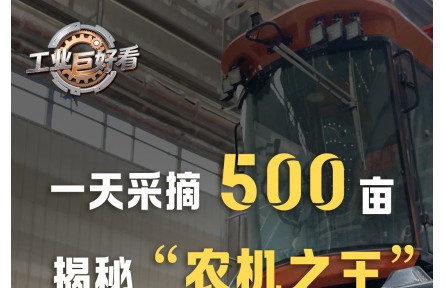 工業(yè)巨好看|“農(nóng)機(jī)之王”采棉機(jī)太硬核，一天采摘500畝