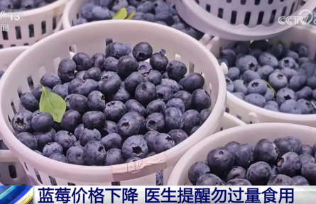 這些說法不科學(xué)！藍(lán)莓價格下降 醫(yī)生提醒勿過量食用